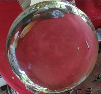 Huge Clear Lead Crystal Ball ~ for Scrying, or Photography 200ml - Image 2