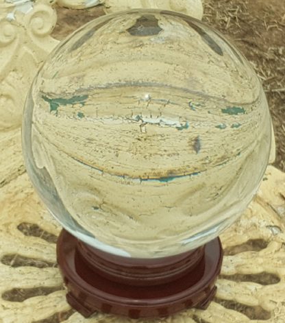 Huge Clear Lead Crystal Ball ~ for Scrying, or Photography 200ml - Image 4