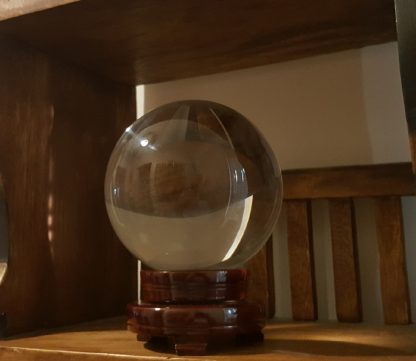 Clear Crystal Scrying Ball ,Gazing Lead Crystal Ball 150 MM - Image 2