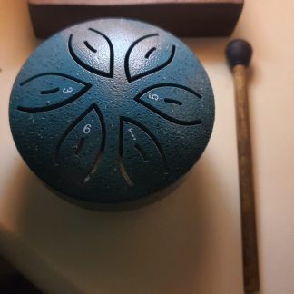 Buddha Mini Tongue Drums ~Compact Healing with 3" ~ 6 Tones - Green