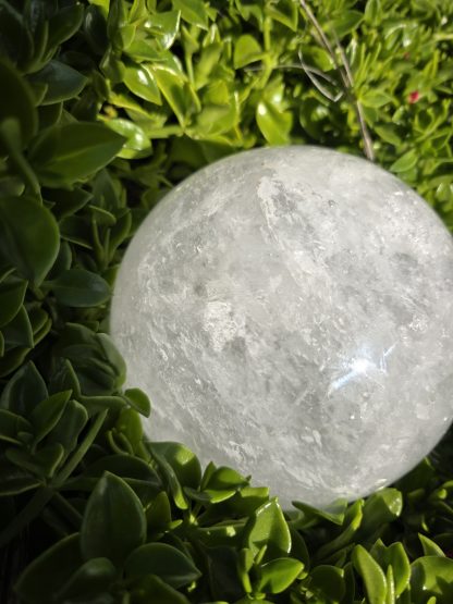 Clear Quartz Crystal Ball Healing Sphere for Energy, Clarity + More - Image 9