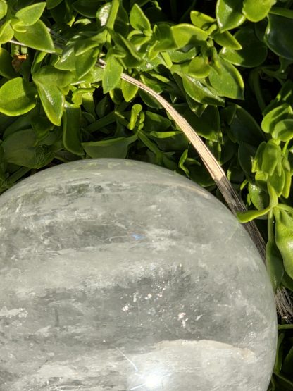 Clear Quartz Crystal Ball Healing Sphere for Energy, Clarity + More - Image 6
