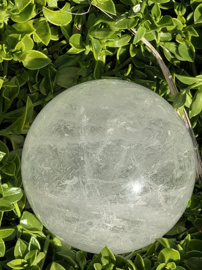 Clear Quartz Crystal Ball Healing Sphere for Energy, Clarity + More - Image 4