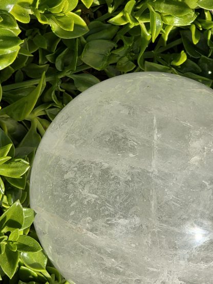 Clear Quartz Crystal Ball Healing Sphere for Energy, Clarity + More - Image 3