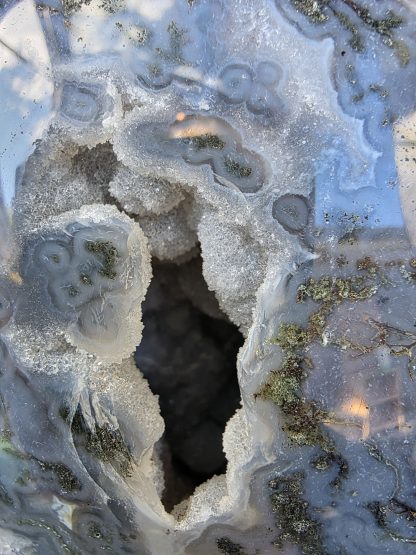 Exceptional Moss Agate Sphere 200mm Diameter Feature Piece - Image 4
