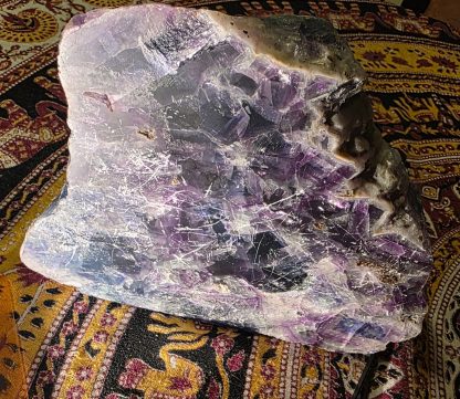 Mesmerizing Raw Fluorite Slab Found A 3.5kg Australian Gem - Image 2