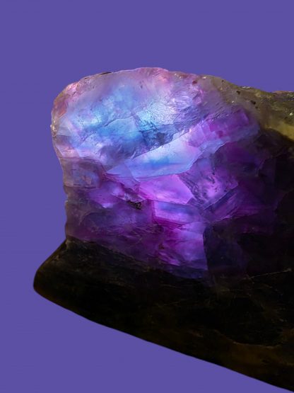Mesmerizing Raw Fluorite Slab Found A 3.5kg Australian Gem - Image 7