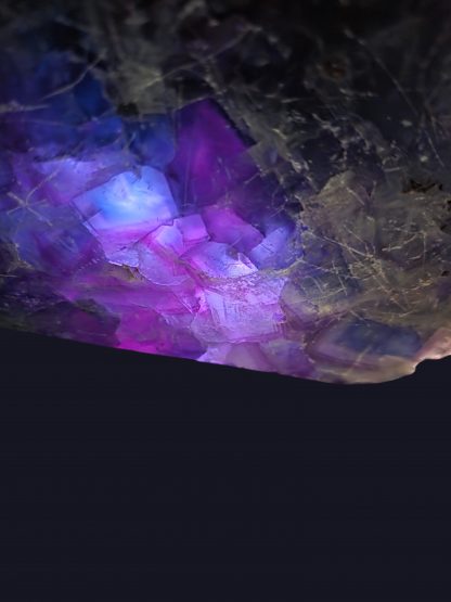 Mesmerizing Raw Fluorite Slab Found A 3.5kg Australian Gem - Image 5
