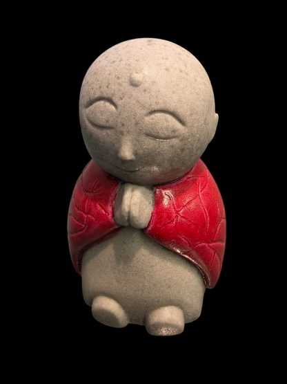 Praying Jizo with Red Coat~ A gift of Compassion
