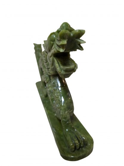 Large Nephrite Jade Dragon Sculpture – 47 cm, 5.4 kg - Image 4
