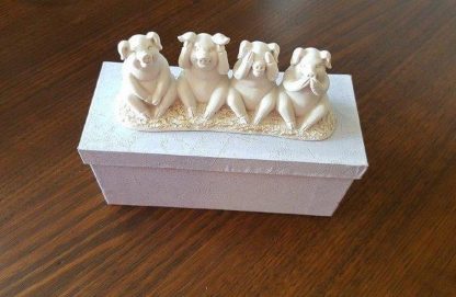 Four Pigs or Right Behaviour Statue