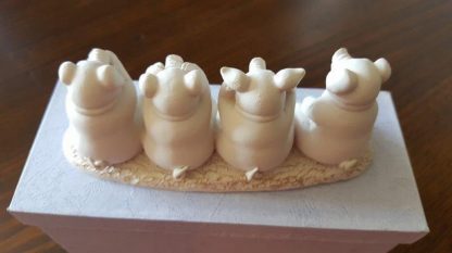 The Four Pigs of Right Behaviour Statue – 15 cm - Image 4